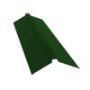 Планка конька плоского 115х30х115 0,45 PE с пленкой RAL 6002 лиственно-зеленый