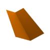 Планка ендовы верхней 145х145 0,45 PE с пленкой RAL 2004 оранжевый