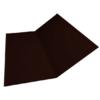 Планка ендовы нижней 300х300 0,5 PurLite Мatt RR 32 темно-коричневый